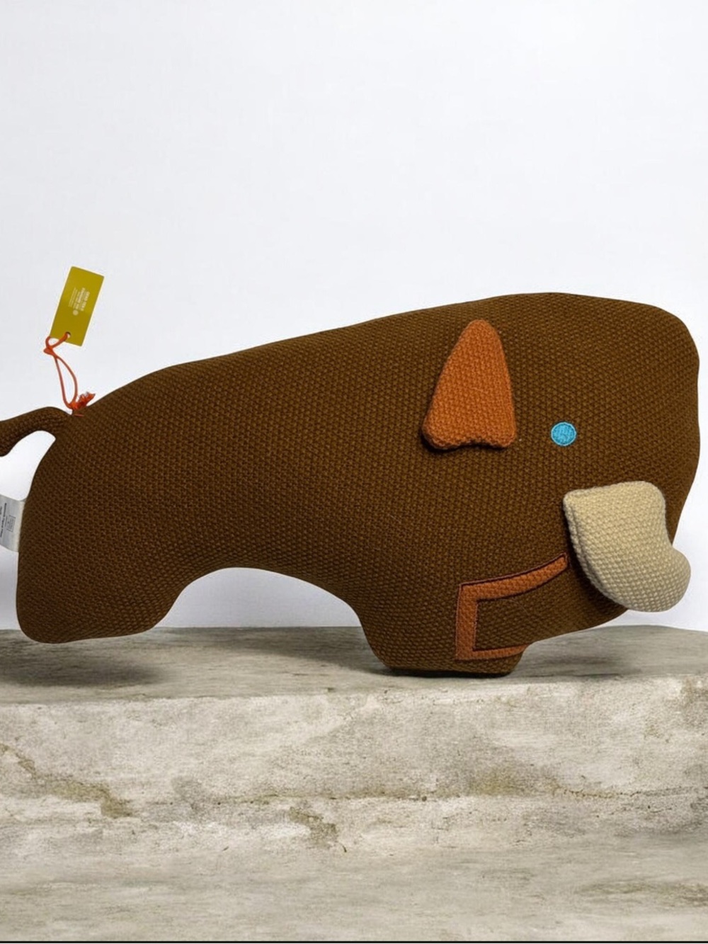 Christian Robinson LIMITED EDITION Brown Willy Mammoth Plush Cuddle Pillow